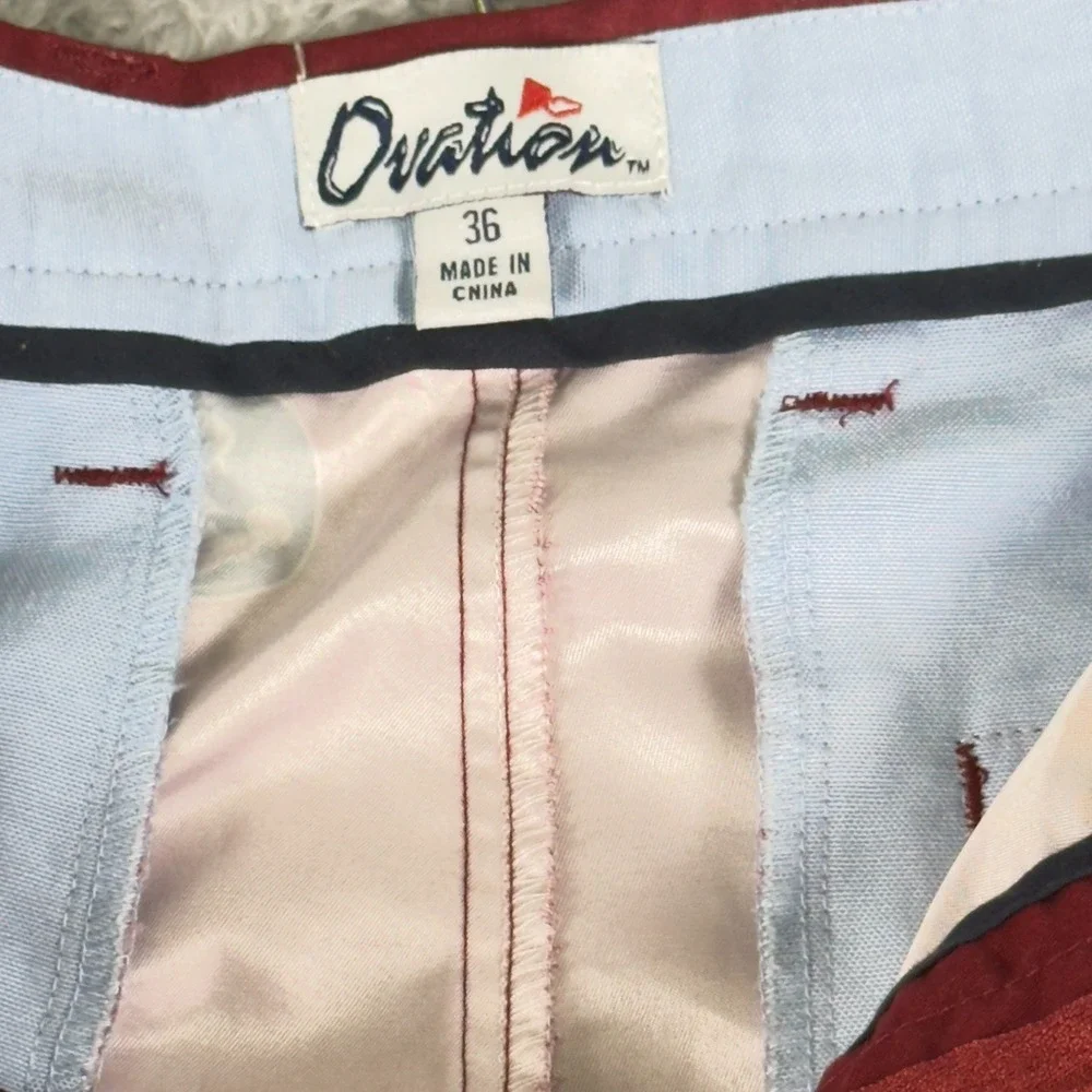 Florida State FSU Mens Ovation Game‎ Golf Shorts Garnet Size 36 - Picture 3 of 8